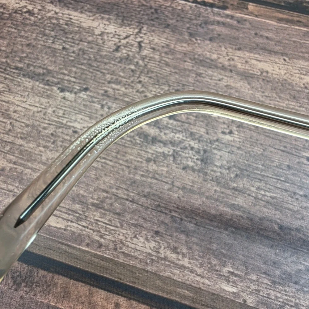 Warby Parker Haskell 500 Clear Crystal Round Eyeglasses Frames 49-22-145 Womens